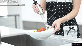 Cougar's Pussy Pounding: Whipped Cream Delight