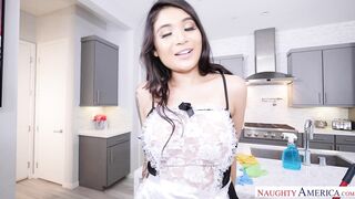 Wife Brenna Sparks: Horny Husband Fucks Her at Work Before Family Returns