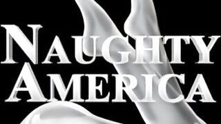 Wife Rebecca Blue's Backyard Tease Leads to Wild Couch Sex