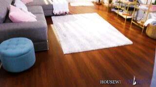 Stephanie West's Couch Fuck: Massage Turns Wild with Brown Eyes