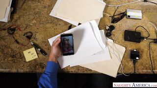 Wife Bridgette B Examines Her Lust with Lingerie in Bed