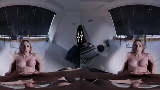 Micky Muffin Boss Fucks Her With Huge Dildo Gift