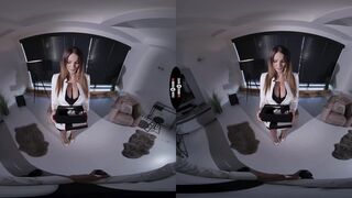 Boss Fucks Hot Secretary's Tight Pussy in Office Farewell