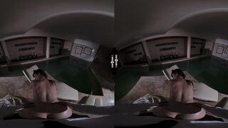 Princess Yenifer's Poolside Creampie Service Revenge