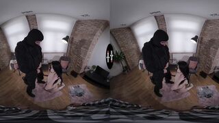 Stepbrother's Heist: Threesome Chaos with a Thief and Vaccine