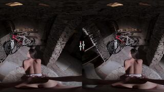 Kristy's VR Adventure: Biking To A Taboo Fuck