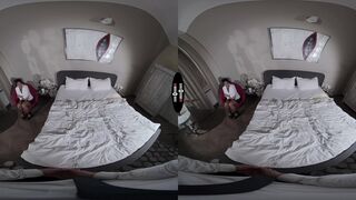 Boss's Creampie Punishment: VR Slave in Leather Gets Raised