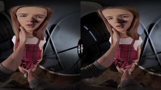 Shy Katarina's VR Surprise: Older Man's Commanding Pussy Thrills