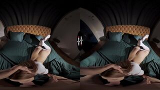 Shy Katarina's VR Surprise: Older Man's Commanding Pussy Thrills