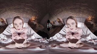 Repairman Fucks Chastity Belt Clad Clara Mia for Escape