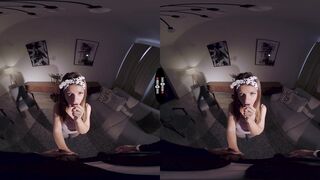 Fearful Teen Pleasures Her Strict Neighbor