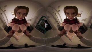 Psychologist Fucks Insecure Coed in VR Counseling