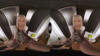 Professor's Blonde Student Gets Dominated in Dark Apartment