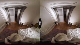 Professor's Blonde Student Gets Dominated in Dark Apartment