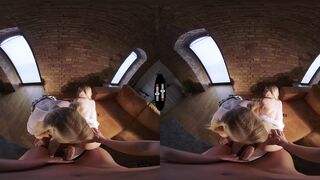 Coeds Crystal Sinn and Clara Mia Dominate New Professor