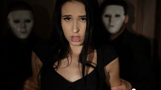 VR Blind Date Turns into Masked Threesome Fantasy