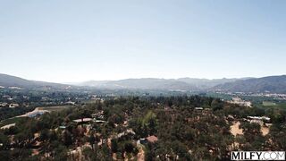 MILF-Next-Door Fucks Younger Peeping Neighbor