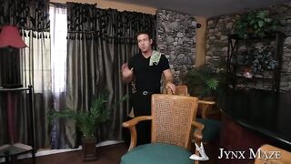 Jynx Maze fucking in the couch with her small natural tits