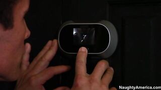 Bad girl Tia Cyrus fucking in the floor with her black hair