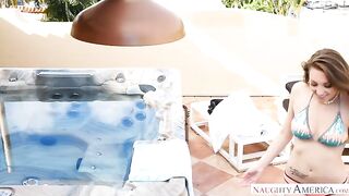 Rich girl Jessie Wylde wants the pool boy's cock and she gets what she wants