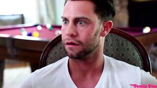 Thanksgiving Family Orgies - Stepsisters Share Creampie Cock