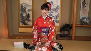 Yuria Tominaga Kimono Delight: Chopsticks Tease & Fast Fingering Squirt