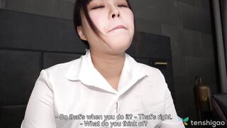 Mai Toda Teases in Uniform Masturbating to Toy and Pussy Licks