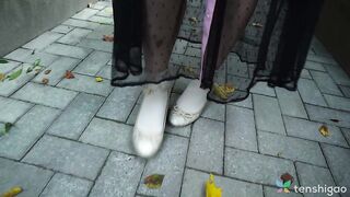 Haruka Fuji Teases for Tenshigao's Pussy Pleasures