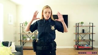 StepMom Cop Britney Amber Teaches Ricky To Clean Up In Bed - S12:E10